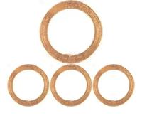 4 x Anello di tenuta, tappo di scarico olio VICTOR REINZ per AUDI