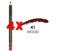 4 X ASTRA Matita Labbra Professionale 41 per Make Up