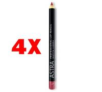 4 X ASTRA Matita Labbra Professionale 47 Gentle Petal