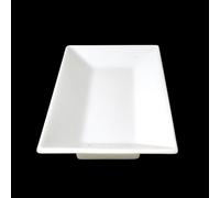 4 X Bianco Rettangolare Placcato,Orion Stoviglie,Cena Set Piatti 23 11cm- C88420