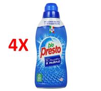 4 X Bio Presto Detersivo Bucato A Mano Liquido 750 Ml