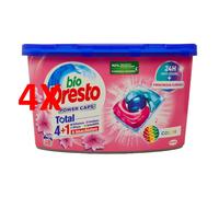 4 X Bio Presto Power Caps Detersivo Bucato Lavatrice In Capsule - Per Capi Colo