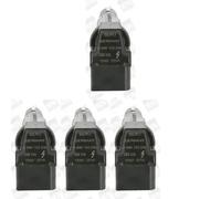 4 x Bobina d'accensione BorgWarner (BERU) per AUDI, SEAT, SKODA, VW A1, A2, A3
