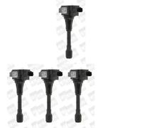 4 x Bobina d'accensione BorgWarner (BERU) per INFIRivettoI, NISSAN, RENAULT