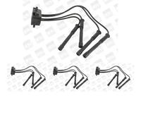 4 x Bobina d'accensione BorgWarner (BERU) per RENAULT CLIO II, KANGOO, KANGOO