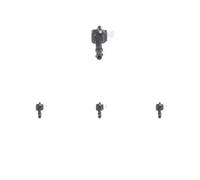 4 x Bobina d'accensione BOSCH per ABARTH, ALFA ROMEO, FIAT, JEEP, LANCIA 500X