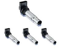 4 x Bobina d'accensione BREMI per AUDI, SEAT, SKODA, VW A1, A2, A3, A3 8P, A3