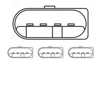 4 x Bobina d'accensione CHAMPION per AUDI, SEAT, SKODA, VW A1, A2, A3, A3 8L