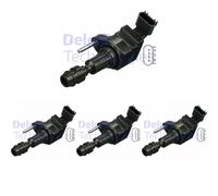 4 x Bobina d'accensione DELPHI per CHEVROLET, OPEL, SAAB 44077 II, 44079 II