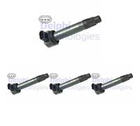 4 x Bobina d'accensione DELPHI per CITRON, MITSUBISHI, PEUGEOT 4007, ASX
