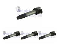 4 x Bobina d'accensione DELPHI per FIAT, OPEL, SUZUKI AGILA B, SEDICI, SPLASH