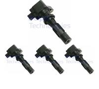 4 x Bobina d'accensione DELPHI per FORD GALAXY II, MONDEO IV, MONDEO MK4, S-MAX