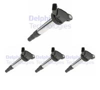 4 x Bobina d'accensione DELPHI per TOYOTA AURIS, AURIS II, AURIS Kombi (_E18_)