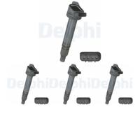 4 x Bobina d'accensione DELPHI per TOYOTA AURIS, AURIS II, AURIS Kombi (_E18_)