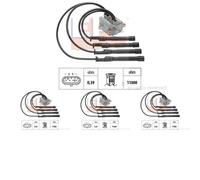 4 x Bobina d'accensione EPS per NISSAN, RENAULT CLIO III, KUBISTAR, TWINGO I