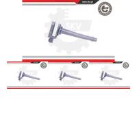 4 x Bobina d'accensione ESEN SKV per NISSAN, RENAULT CLIO III, LAGUNA III