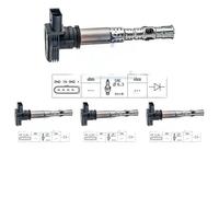 4 x Bobina d'accensione FACET per AUDI, SEAT, SKODA, VW A1, A3, A3 8P, A3
