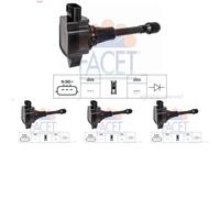 4 x Bobina d'accensione FACET per NISSAN MICRA IV (K13K, K13KK)