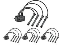 4 x Bobina d'accensione HELLA per NISSAN, RENAULT CLIO II, KANGOO, KANGOO