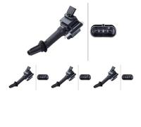 4 x Bobina d'accensione HELLA per OPEL ADAM, ASTRA K, ASTRA K Furgon/kombi