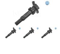 4 x Bobina d'accensione MEYLE per HYUNDAI, KIA PICANTO II, PICANTO III, RIO