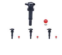 4 x Bobina d'accensione NGK per HYUNDAI, KIA ACCENT V, CEE"D II, CEED, CEED