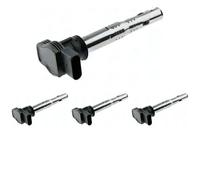 4 x Bobina d'accensione NTY per AUDI, LAMBORGHINI, SEAT, SKODA, VW A1, A3, A3