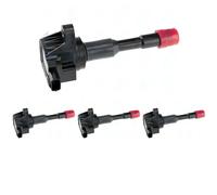 4 x Bobina d'accensione NTY per HONDA CIVIC VII, CIVIC VIII, IV, JAZZ II, JAZZ