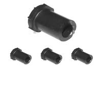 4 x Boccola balestra TEDGUM per HYUNDAI H-1, H-100, H100, STAREX Furgon (A1)