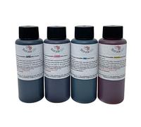 4 X bottiglie di commestibile 100 ml inchiostro per l'utilizzo con stampanti Canon.