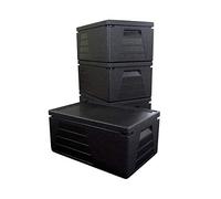 4 x Box termico professionale Contenitore termico Box refrigerante GN 1/1 con altezza effettiva di 230 mm