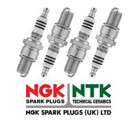 4 x BR8EIX NGK Candele Spark Plug Iridio Nuove Originali Lunga Durata B8ES
