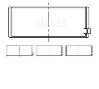 4 x Bronzina biella MAHLE per JEEP, MERCEDES-BENZ B W246, W242, CLA