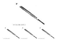 4 x Candela a incandescenza BLUE PRINT per FORD, MAZDA BT-50, RANGER