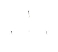 4 x Candela a incandescenza BOSCH per AUDI, SEAT, SKODA, VW A3 8P, A3 A4