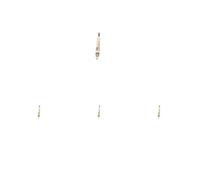 4 x Candela a incandescenza BOSCH per CHRYSLER, JEEP CHEROKEE KJ III, RAM VAN