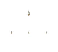 4 x Candela a incandescenza BOSCH per MITSUBISHI, NISSAN, RENAULT, VOLVO 19 I,