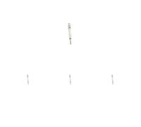 4 x Candela a incandescenza BOSCH per OPEL, VAUXHALL ASTRA J, ASTRA J