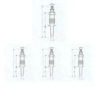 MAGNETI MARELLI Candelette Adatto A per Seat Malaga 1.7 D Hyundai Lantra II