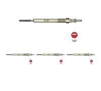4 x Candela a incandescenza NGK per ALFA ROMEO, CHEVROLET, CITRON, FIAT, FORD
