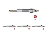 4 x Candela a incandescenza NGK per ASIA MOTORS, FORD, MAZDA 626 II, 626 III,