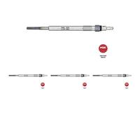 4 x Candela a incandescenza NGK per AUDI, CHRYSLER, DODGE, JEEP, MITSUBISHI,