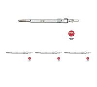 4 x Candela a incandescenza NGK per CHRYSLER, JEEP CHEROKEE KJ III, VOYAGER IV