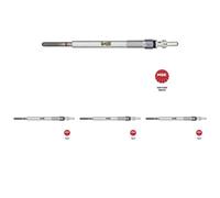 4 x Candela a incandescenza NGK per CITRON, FIAT, FORD, MINI, PEUGEOT, VOLVO