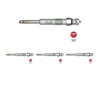 4 x Candela a incandescenza NGK per CITRON, FIAT, NISSAN, PEUGEOT, ROVER 100,