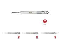 4 x Candela a incandescenza NGK per CITRON, FORD, MAZDA, PEUGEOT, SUZUKI,