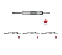 4 x Candela a incandescenza NGK per DACIA, RENAULT CLIO II, CLIO II