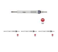 4 x Candela a incandescenza NGK per HONDA, OPEL ASTRA G, ASTRA H, ASTRA H