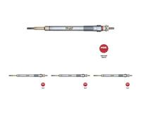 4 x Candela a incandescenza NGK per HYUNDAI, KIA CARNIVAL III, GRAND SANTA F,