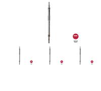 2x NGK Candelette per Nissan Qashqai + 2 I J10 JJ10 2.0 DCI AWD Renault Master